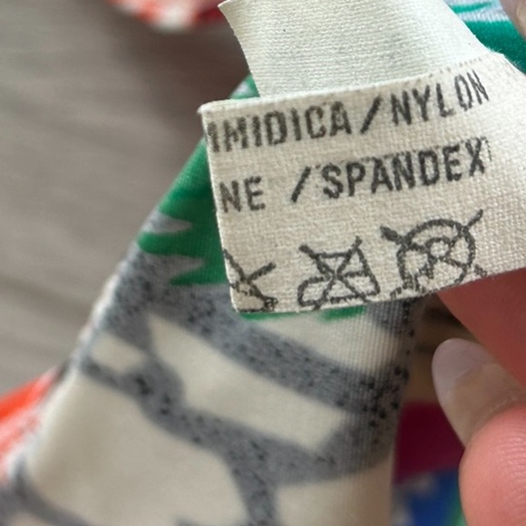 Armonia Vintage Print One Piece Swimsuit Deadstock - Picture 10 of 13